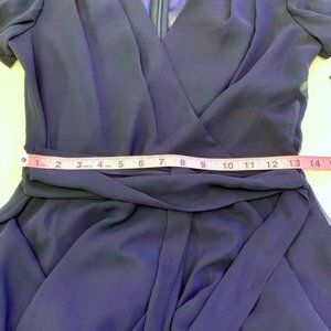 tahari asl tiered chiffon maxi gown